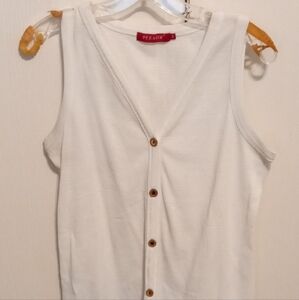 ✨PCEAIIH Button Down Sleeveless Top